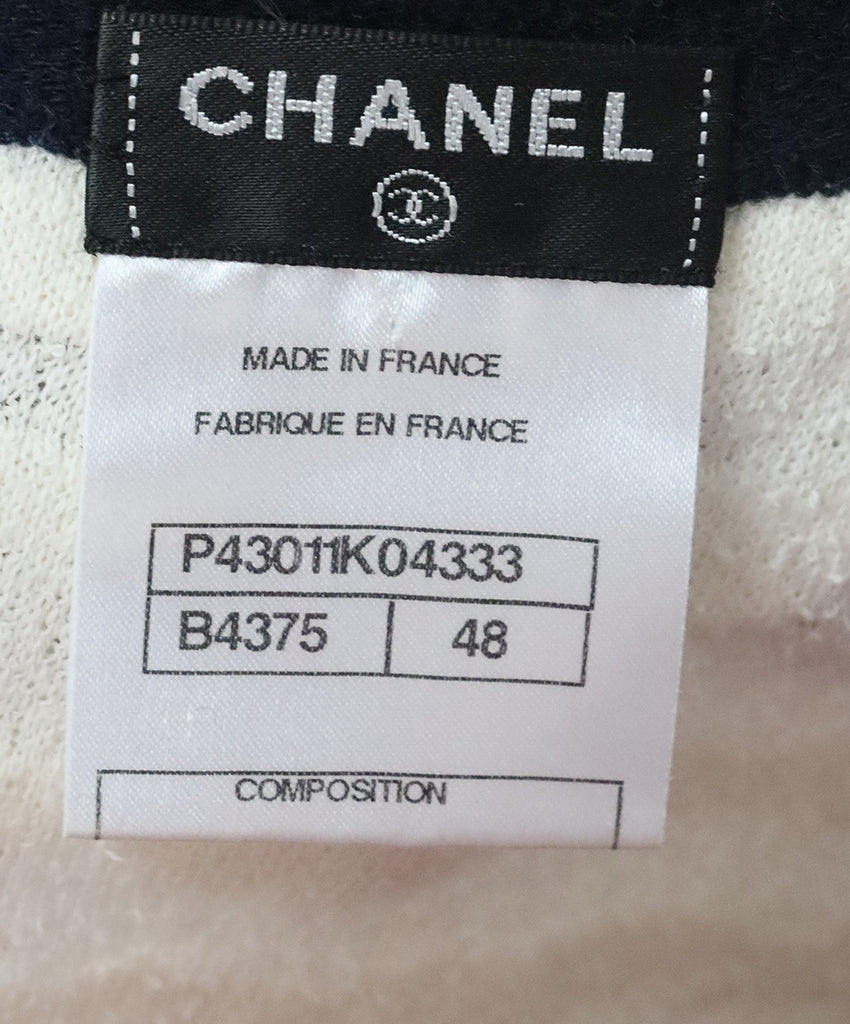 Chanel Ivory Cotton 2 PC Dress Set 6