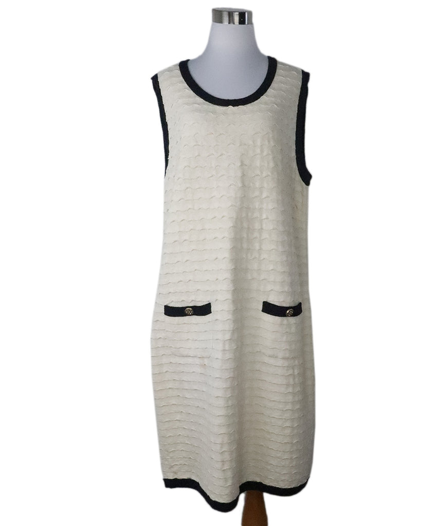 Chanel Ivory Cotton 2 PC Dress Set 3