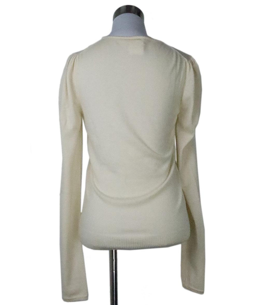 Chanel Ivory Cashmere Sweater 2