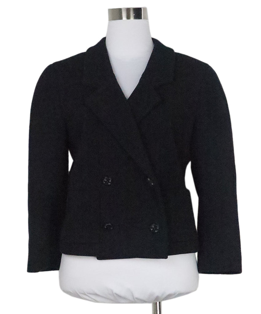 Chanel Navy Wool Jacket 