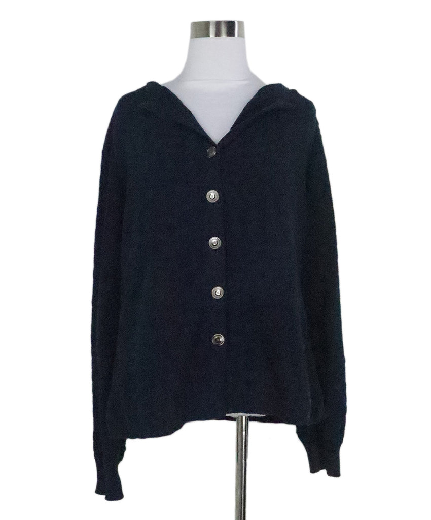 Chanel Navy Cotton Cardigan 