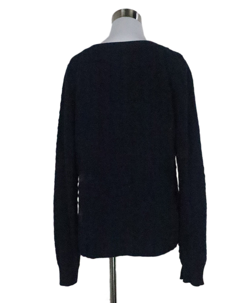 Chanel Navy Cotton Cardigan 2