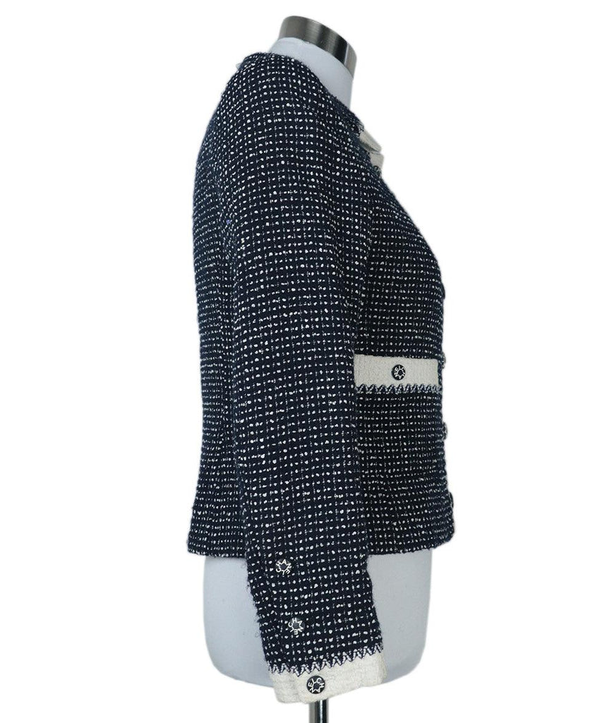 Chanel 1996 Cruise Navy & White Blazer 1