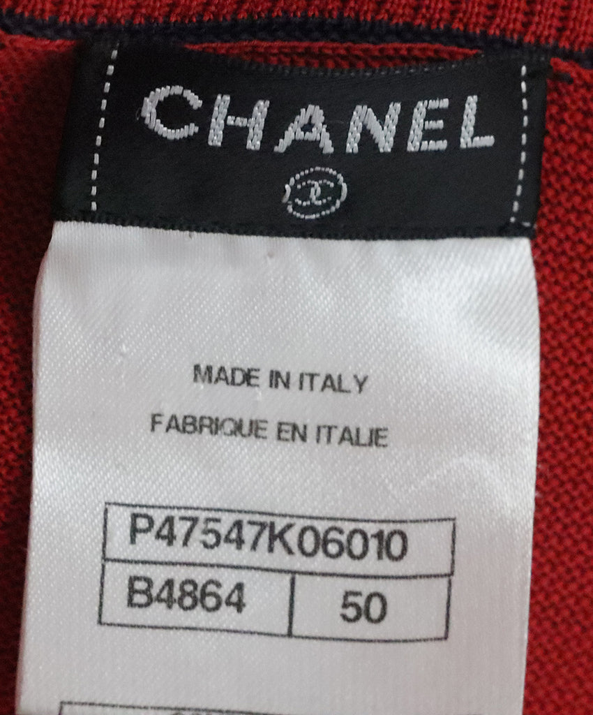 Chanel Red Sweater 3