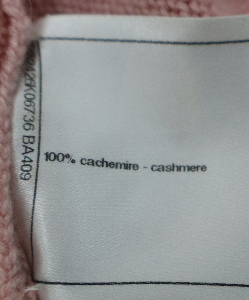 Chanel Pink Cashmere Sweater 4