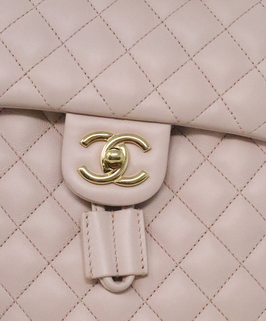 Chanel Pink Quilted Lambskin Urban Spirit Backpack 10