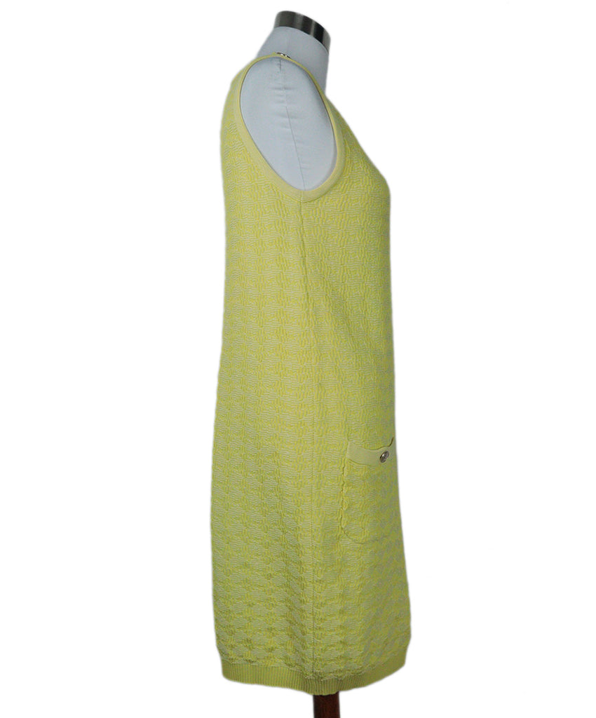 Chanel Yellow Sleeveless Dress 1