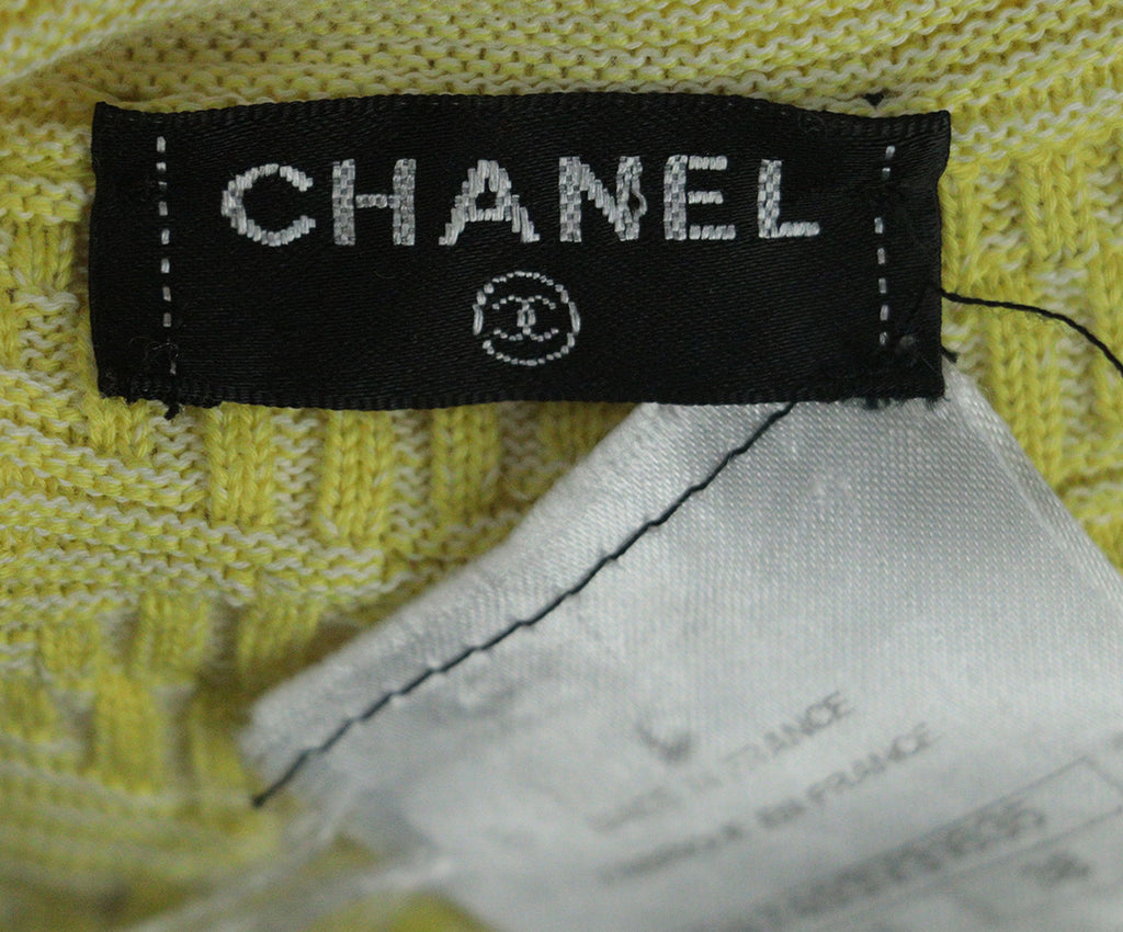 Chanel Yellow Sleeveless Dress 3