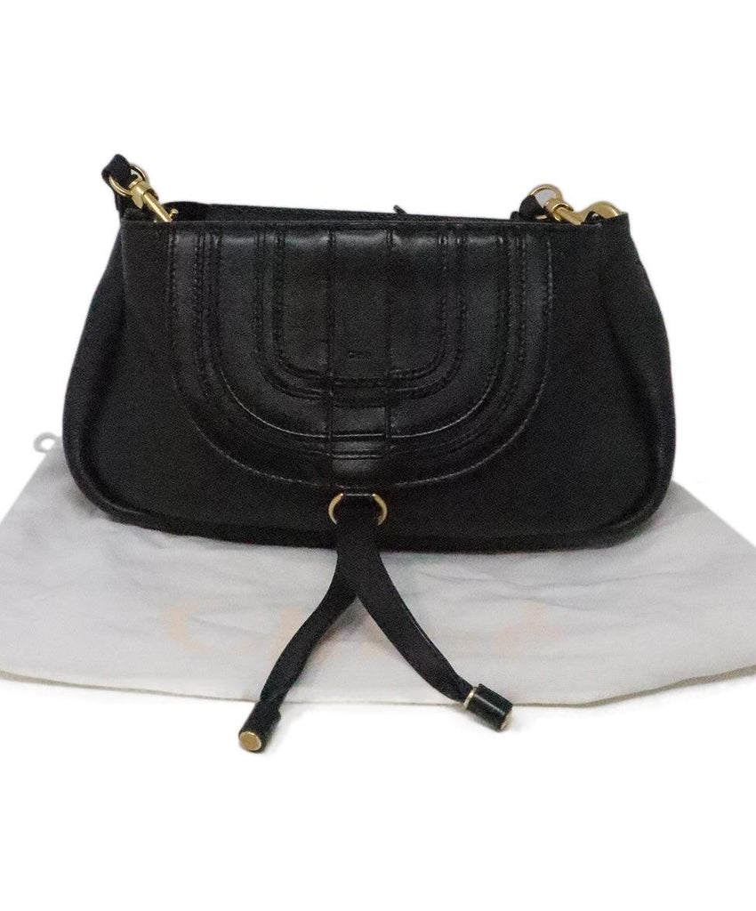 Chloe Black Leather Shoulder Bag 5