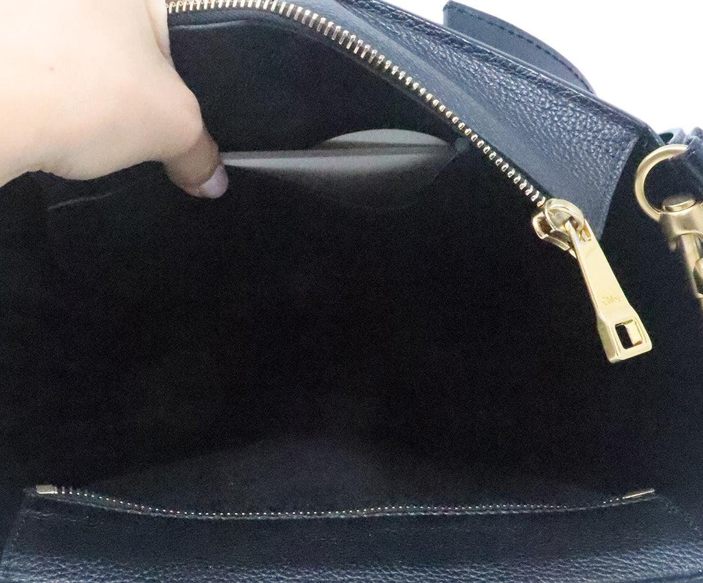 Chloe Black Leather Shoulder Bag 6