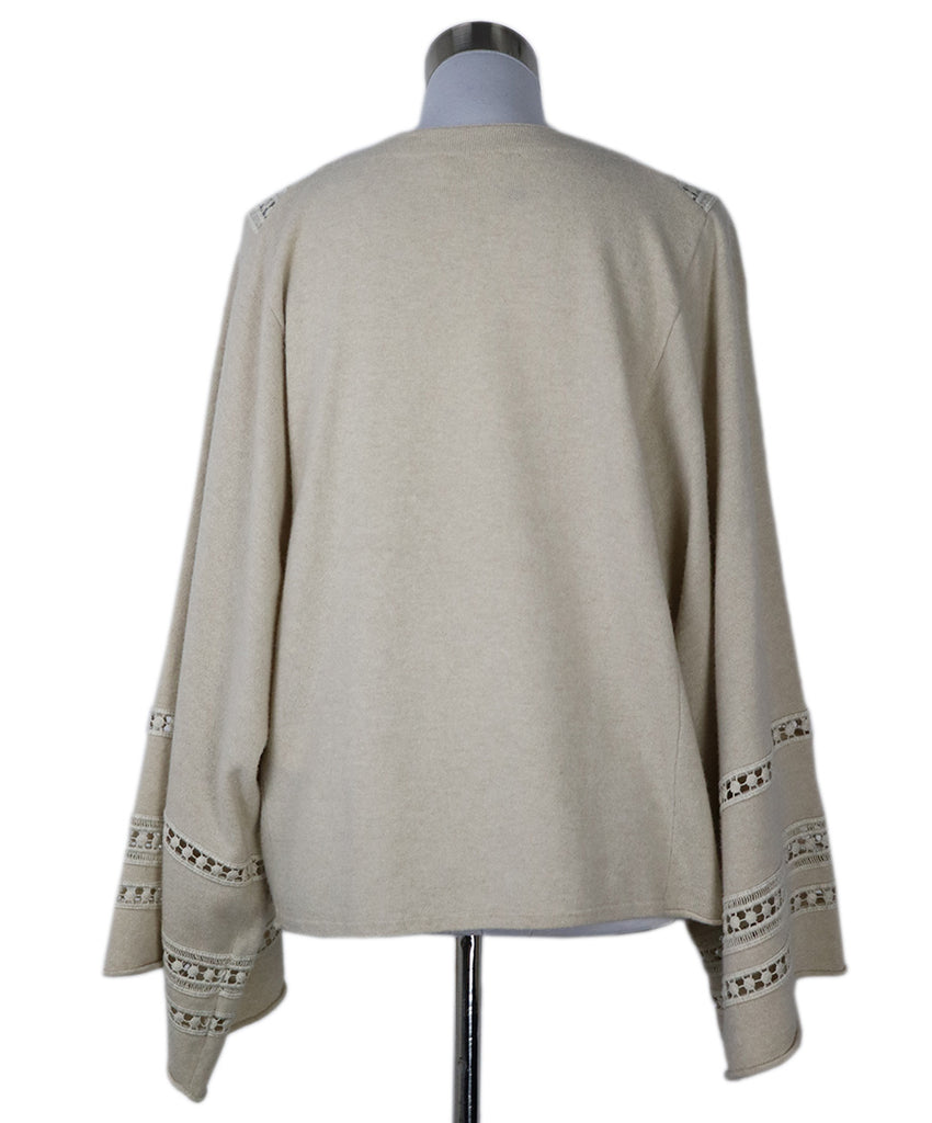 Chloe Oatmeal Wool & Cashmere Sweater 2