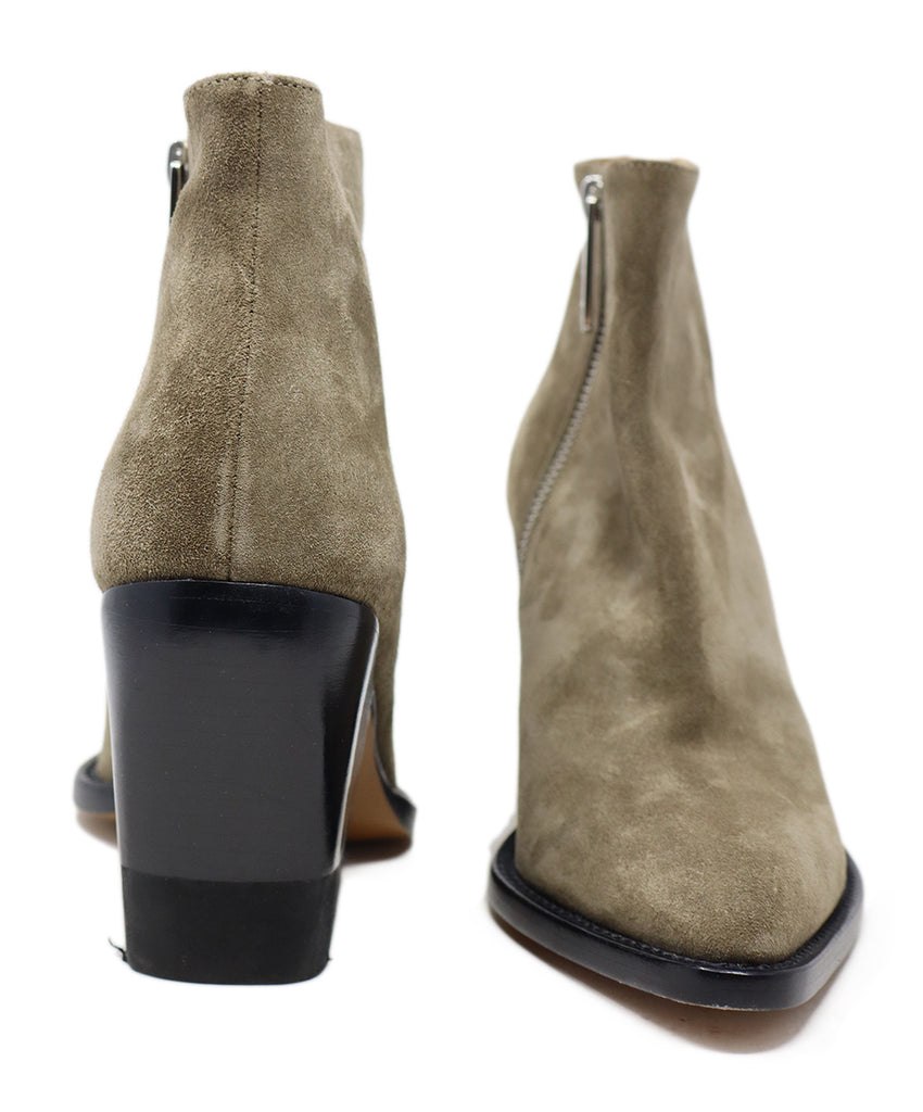 Chloe Taupe Suede Booties 2