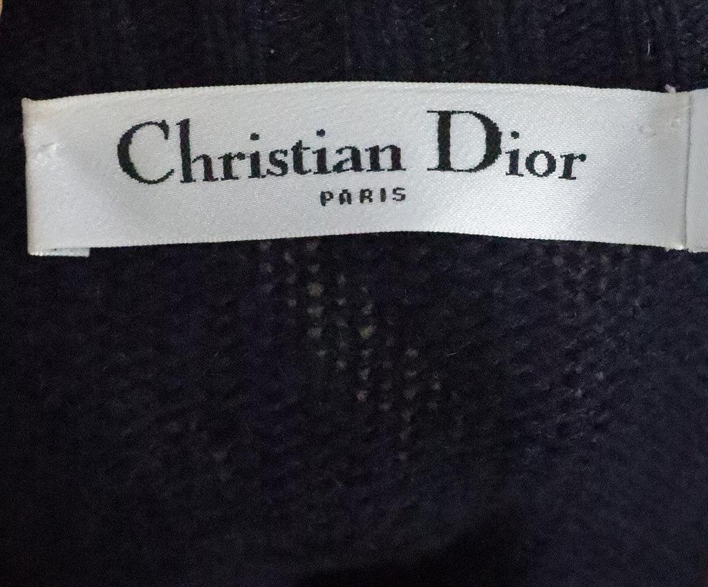 Christian Dior Navy Monkey Embroidered Sweater 3