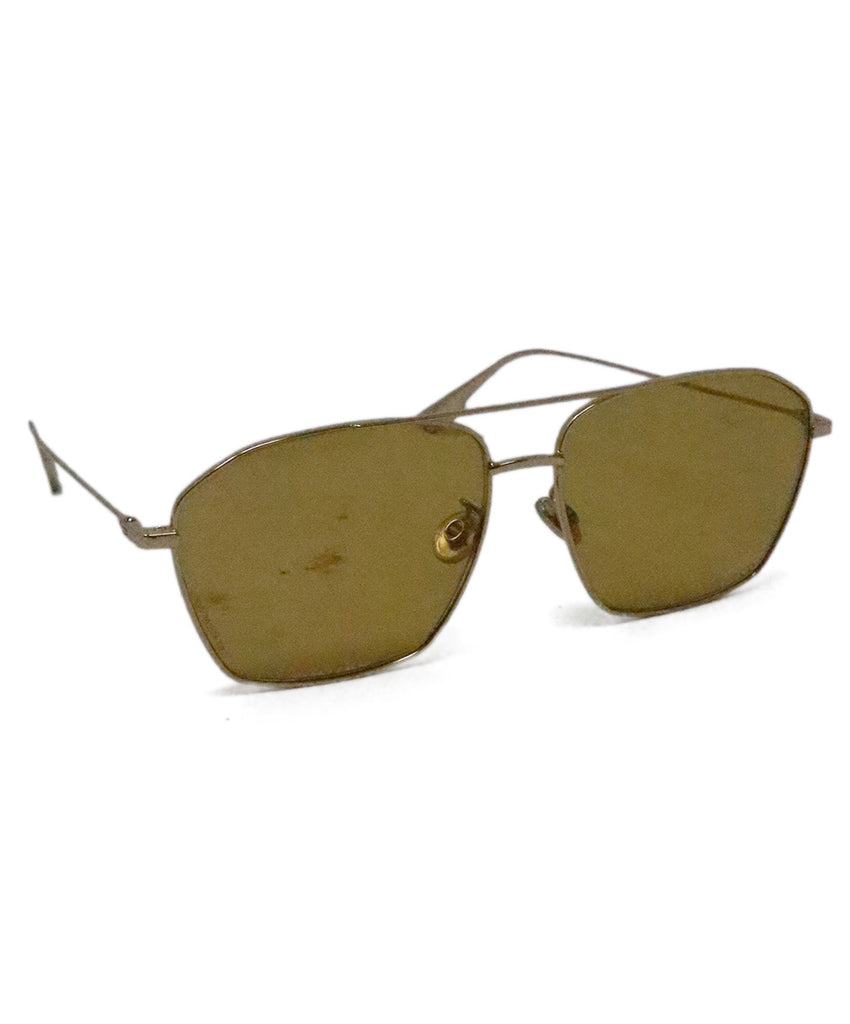 Christian Dior Yellow & Gold Sunglasses 1