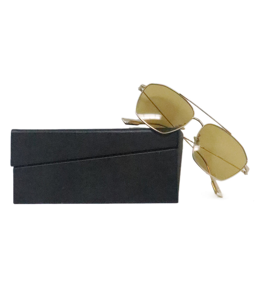 Christian Dior Yellow & Gold Sunglasses 5