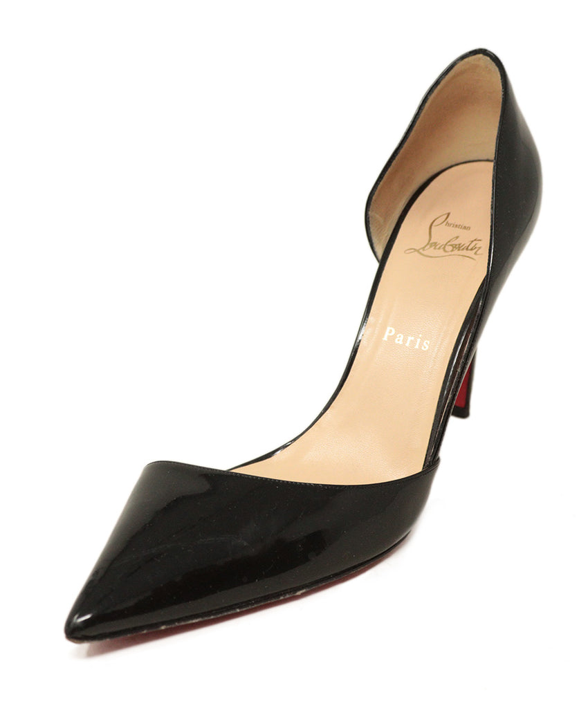 Christian Louboutin Black Patent Leather Heels 