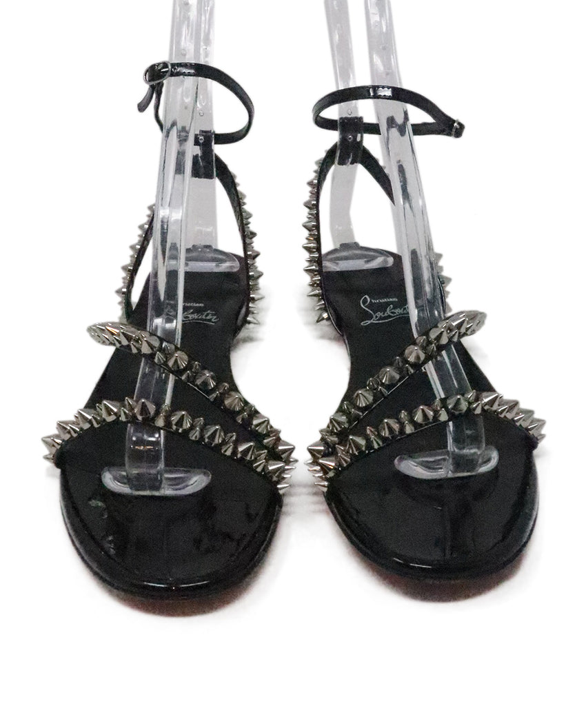 Christian Louboutin Black Studded Sandals 3