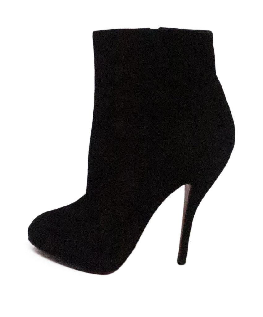 Christian Louboutin Black Suede Booties 1