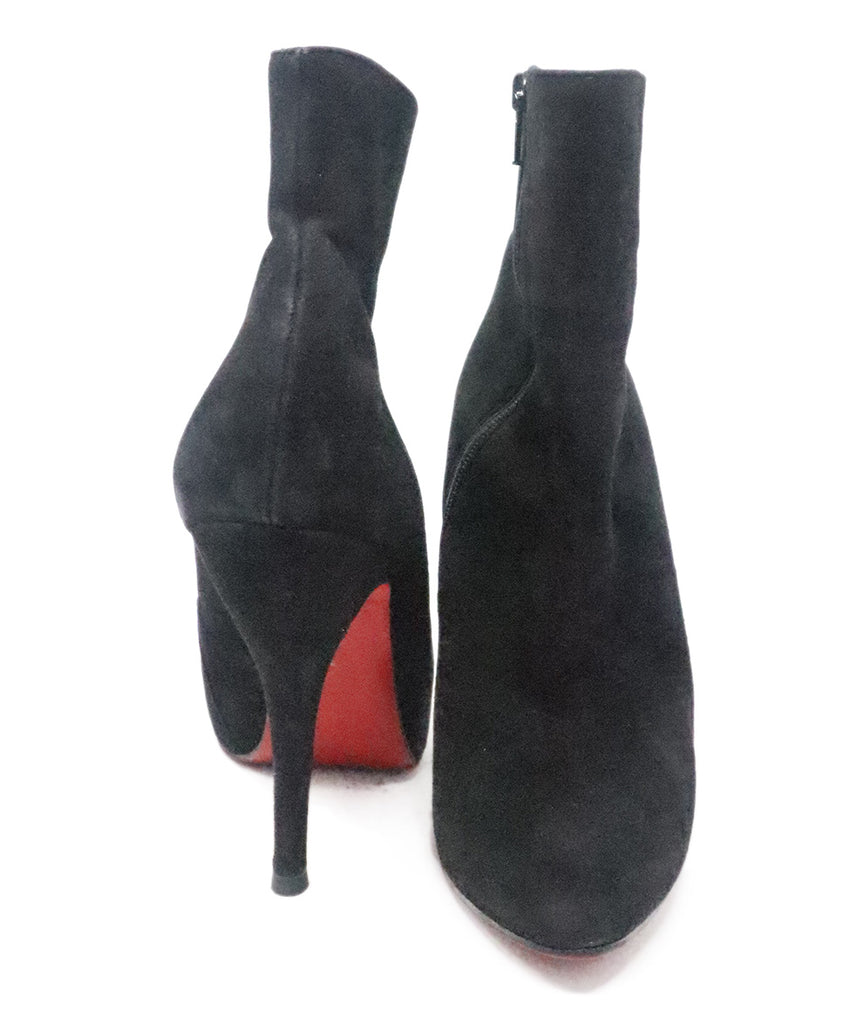 Christian Louboutin Black Suede Booties 2