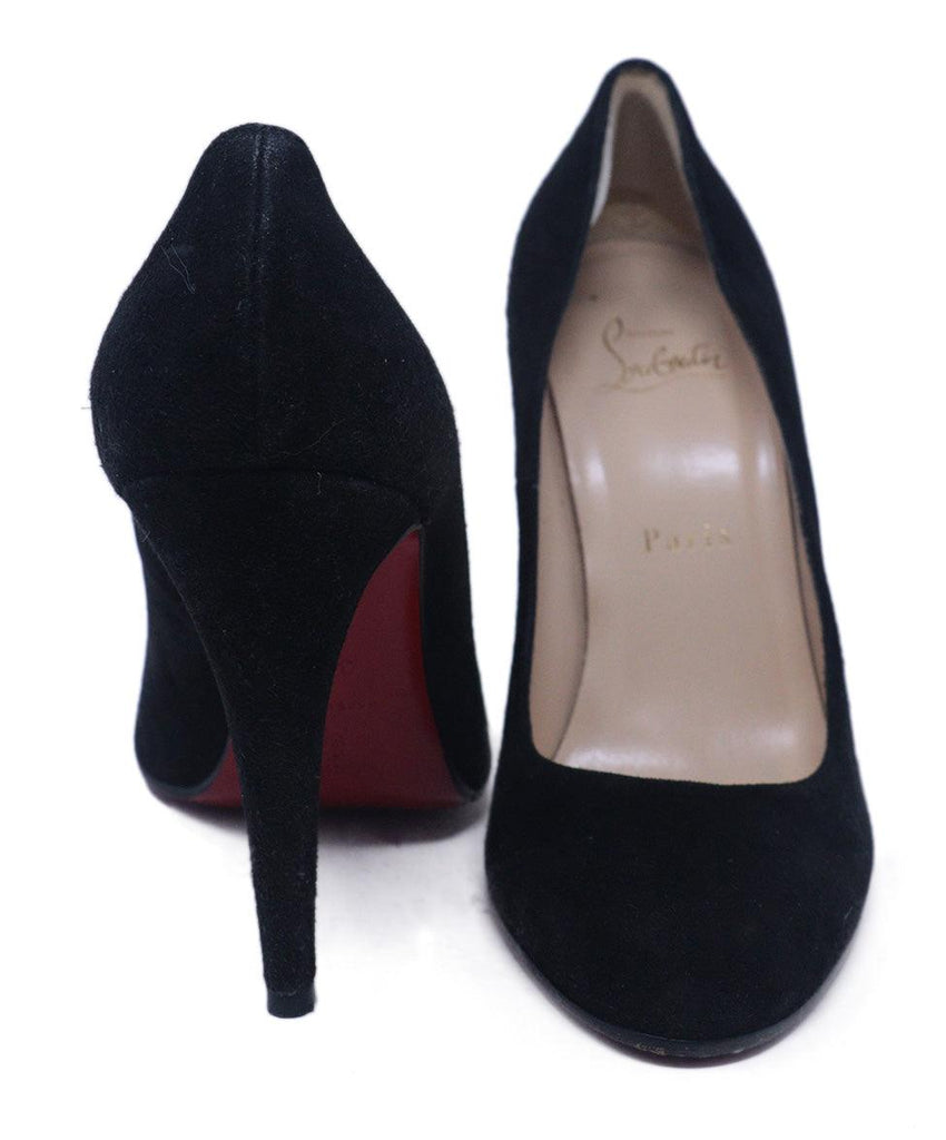 Christian Louboutin Black Suede Heels 2