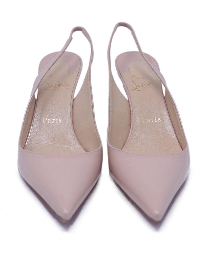 Christian Louboutin Nude Patent Leather Heels 3