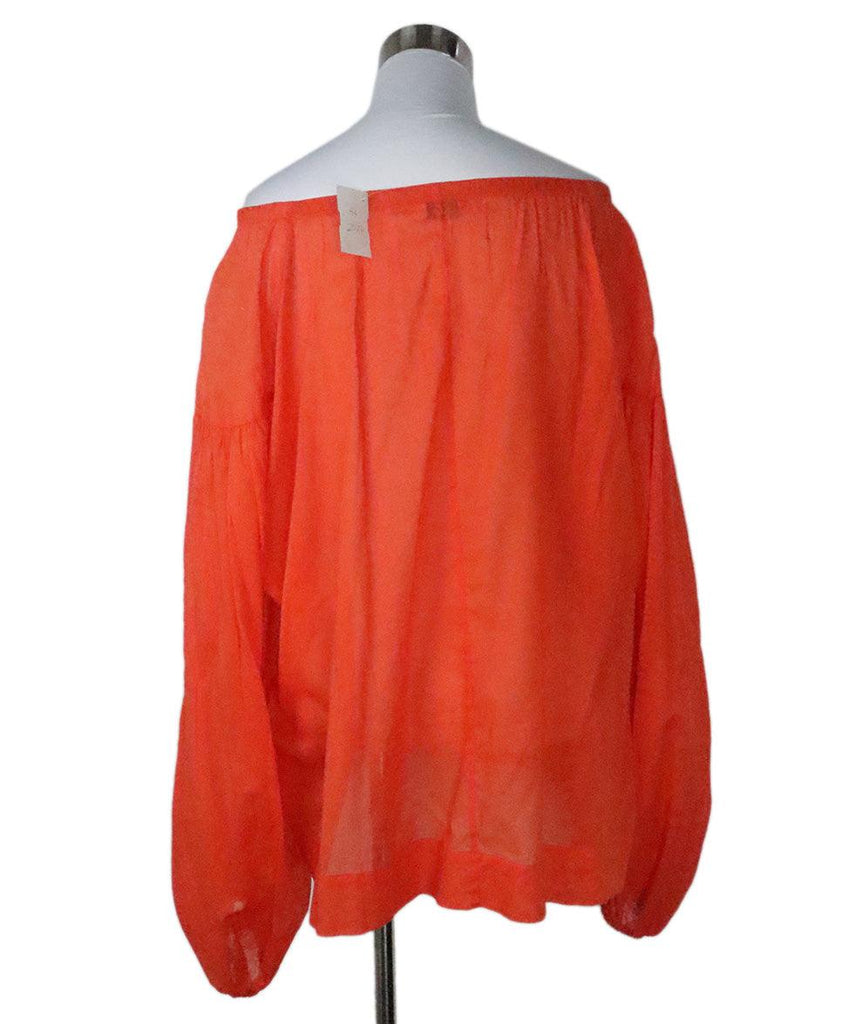 Orange Cotton Blouse 2