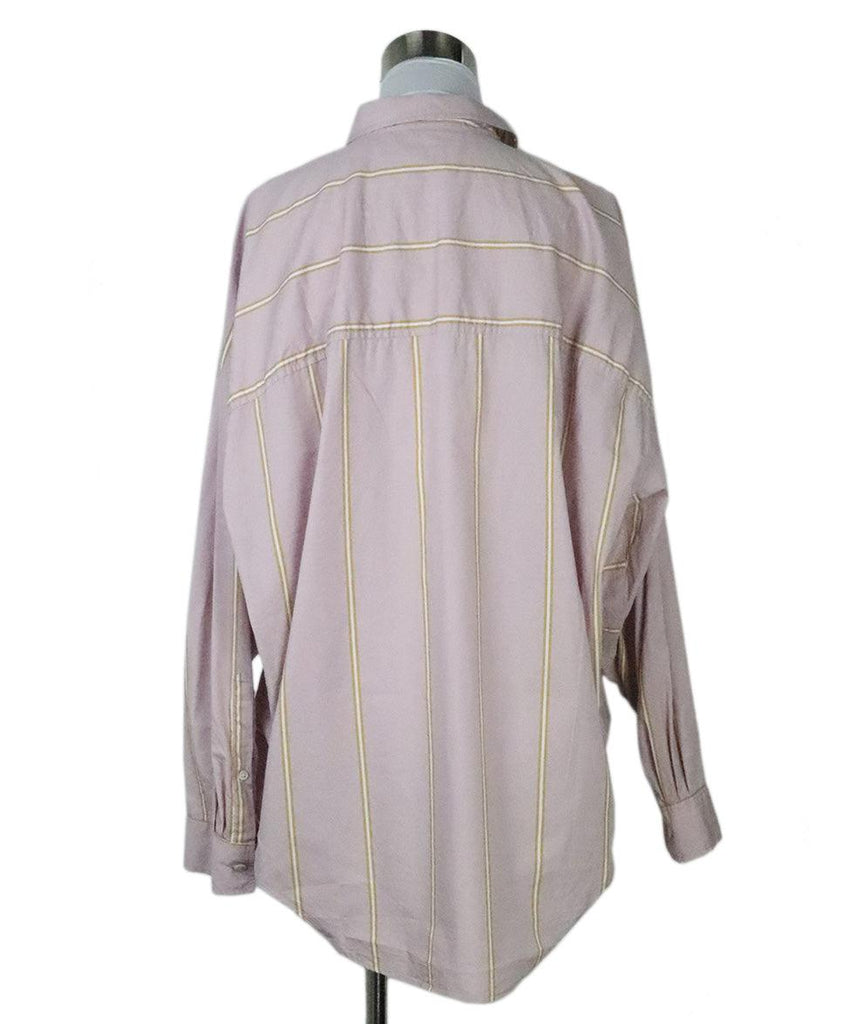 Closed Pink & Yellow Striped Cotton Shirt 2