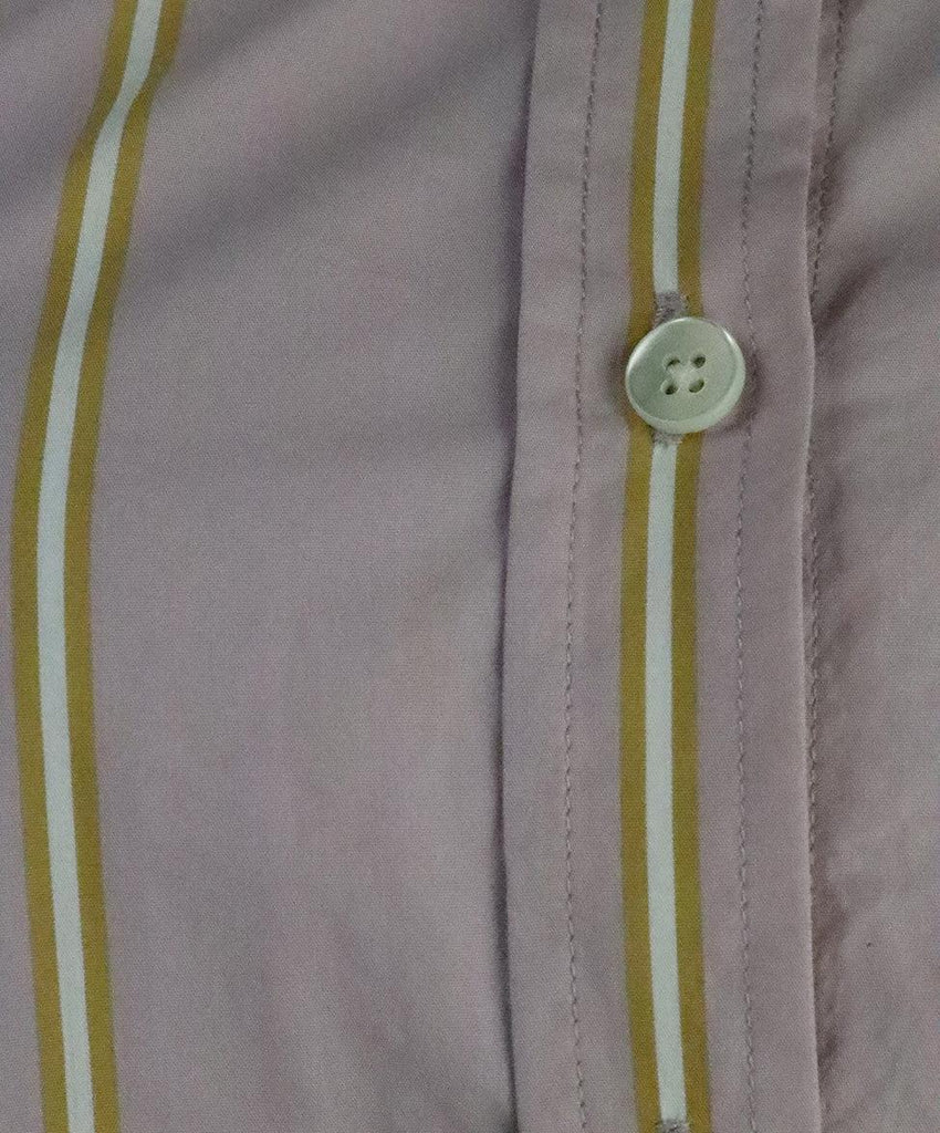 Closed Pink & Yellow Striped Cotton Shirt 5