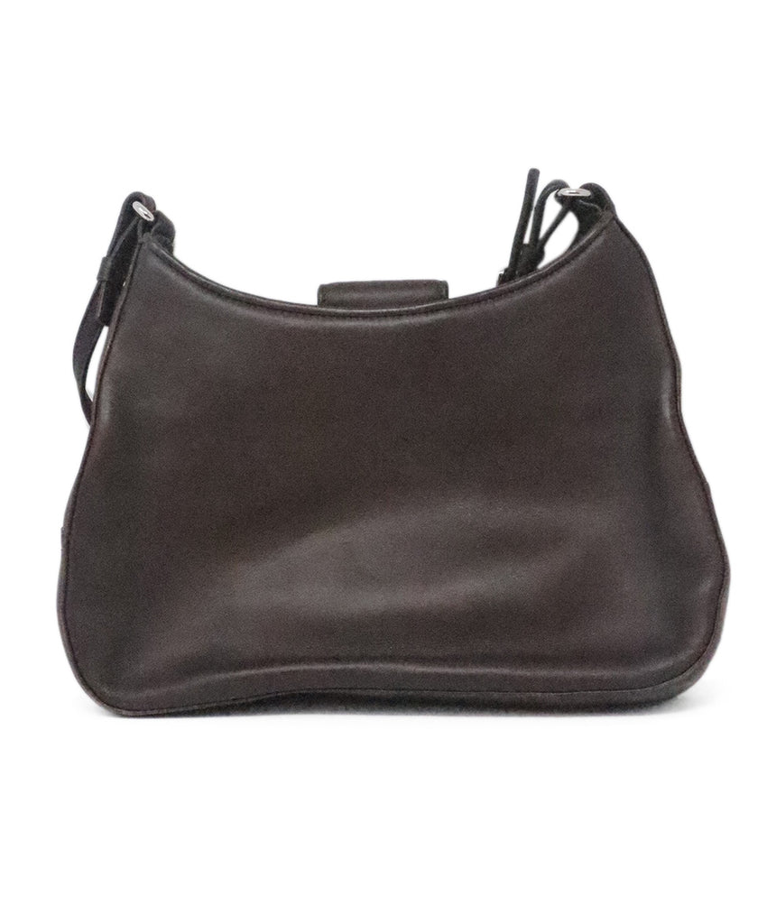 Coach Brown Leather Hobo Shoulder Bag 1