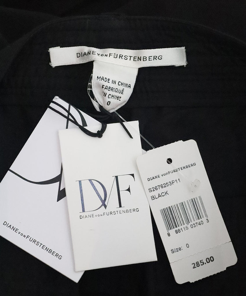 DVF Black Cotton Pants 2