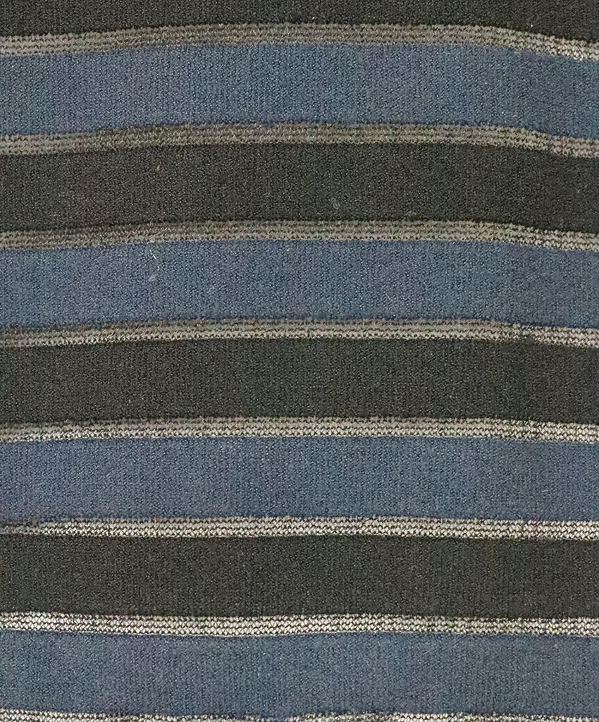 DVF Black & Blue Striped Sweater 5