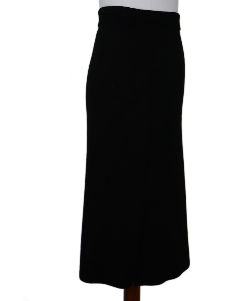 DVF Black Knit Skirt 1