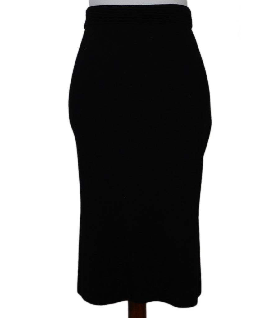 DVF Black Knit Skirt 2