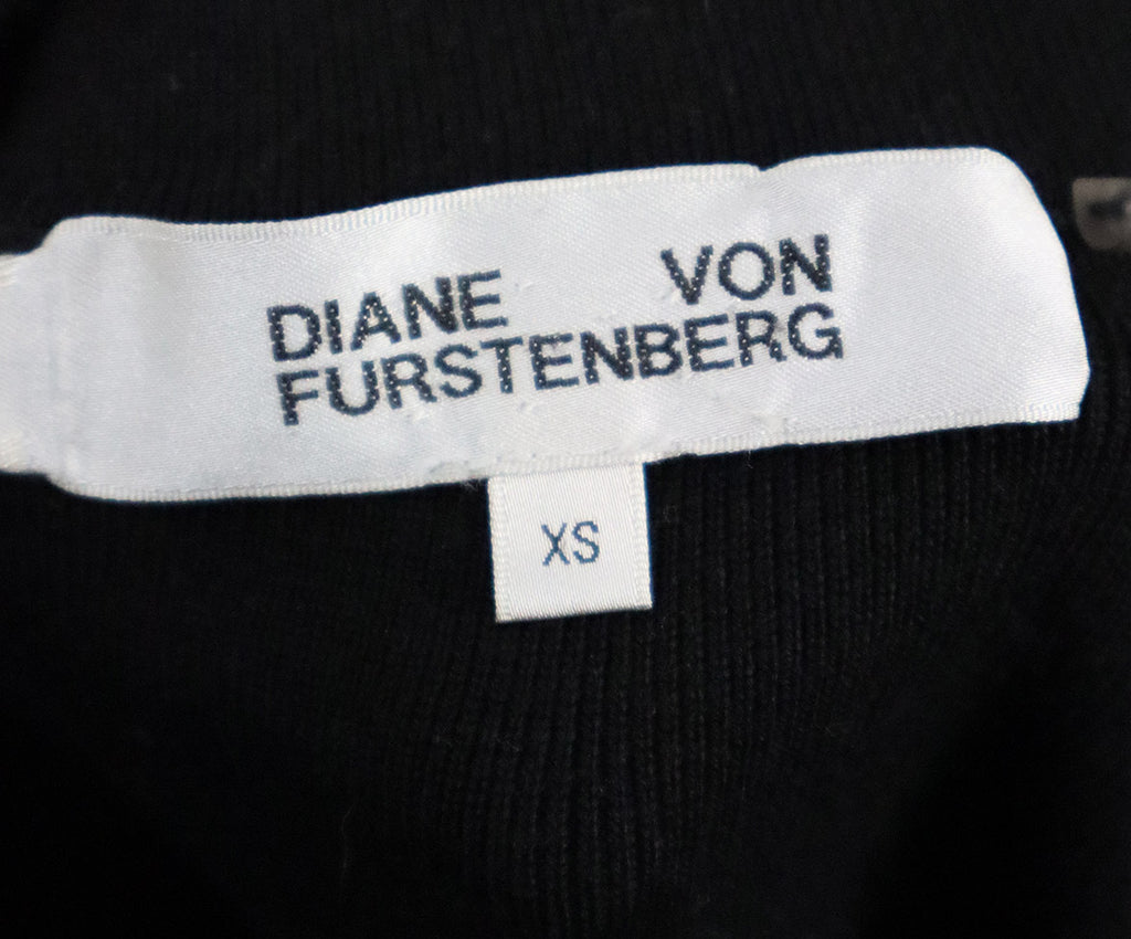 DVF Black Knit Skirt 3