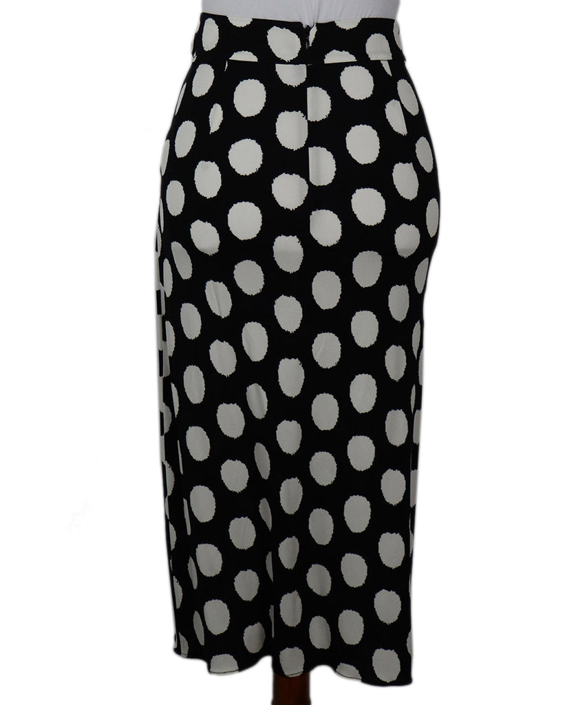 DVF B&W Polka Dot Skirt 2