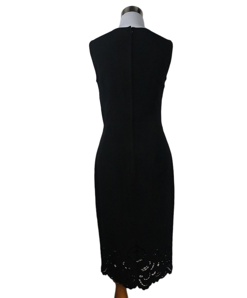 Dolce & Gabbana Black Floral Cutwork Polyamide Dress 2