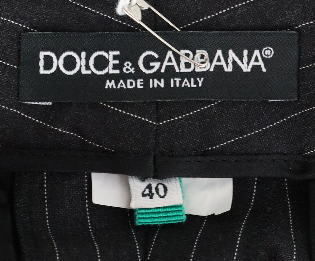 Dolce & Gabbana B&W Pinstripe Pants 2