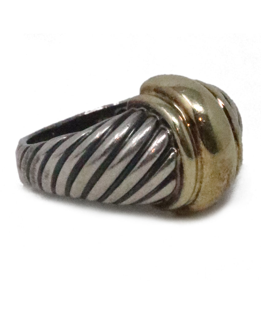 David Yurman Vintage Silver & Gold Ring 1