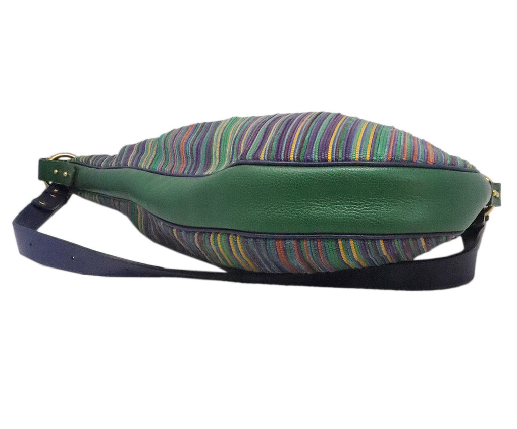 Delvaux Multicolor Striped Shoulder Bag 3