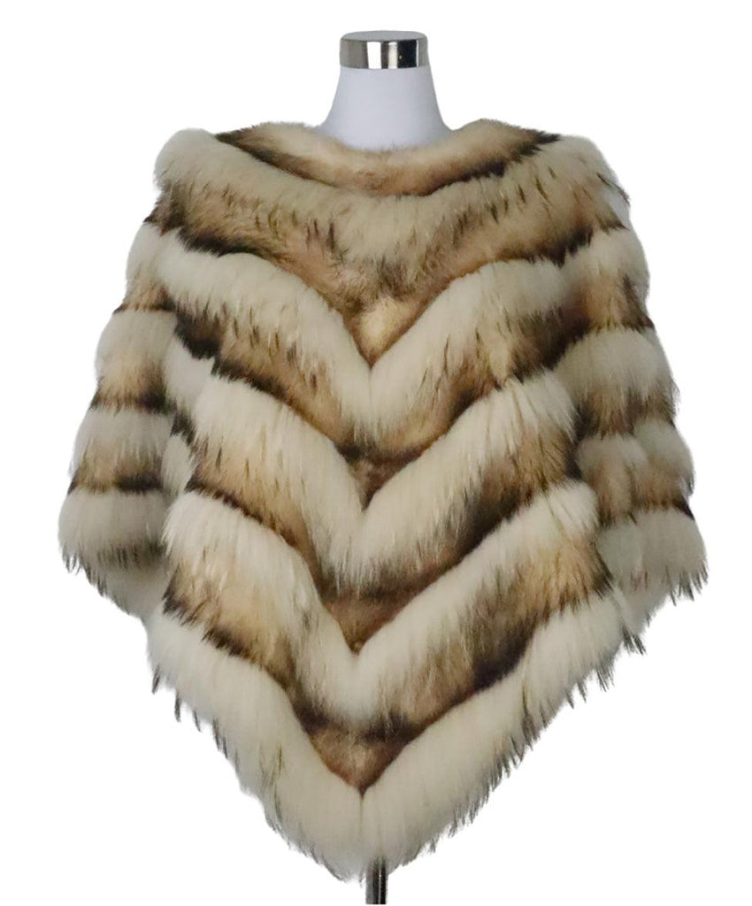 Dennis Basso Fox Fur Poncho 