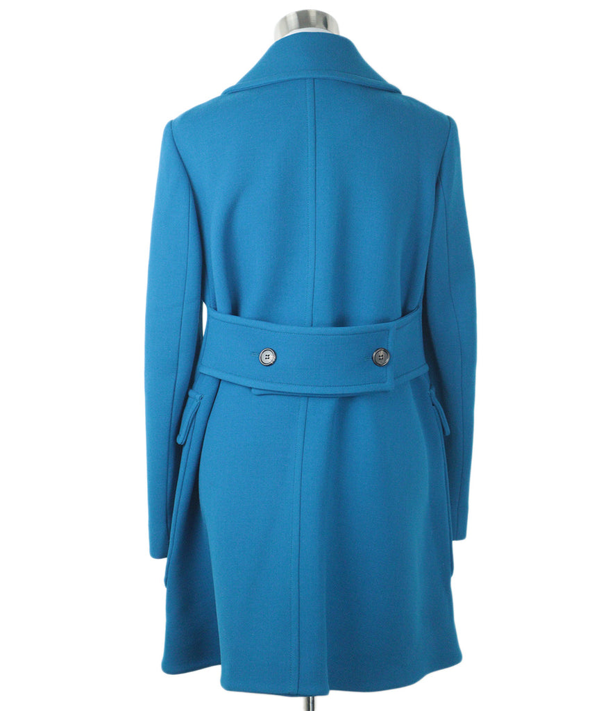 Derek Lam Blue Wool Coat 2