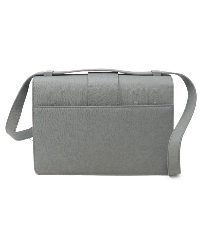 Christian Dior Grey Montaigne Calfskin Shoulder Bag 2