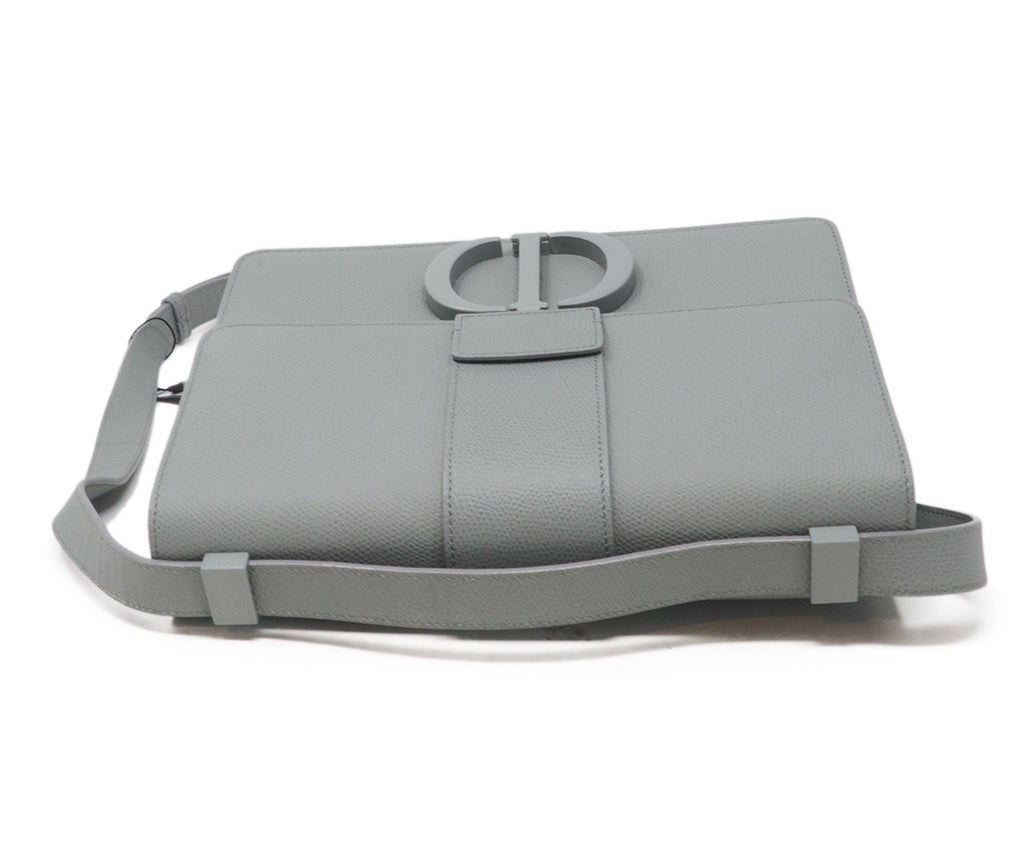 Christian Dior Grey Montaigne Calfskin Shoulder Bag 4