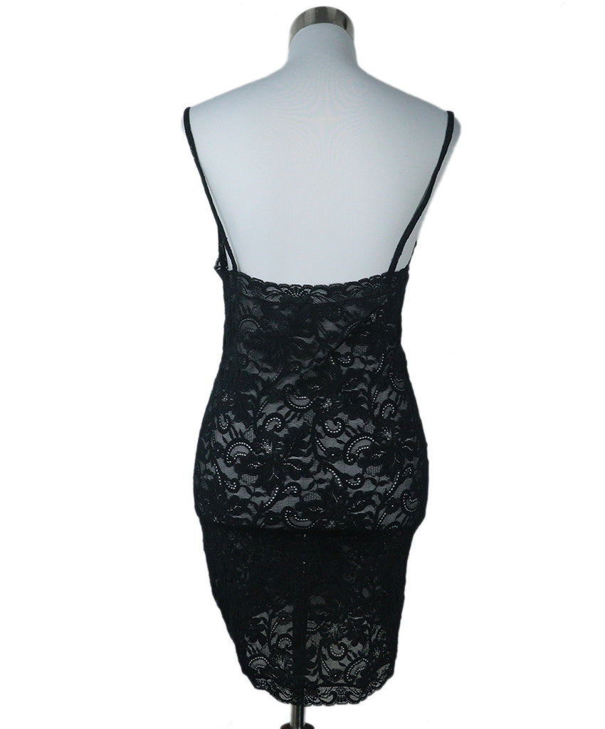 Dolce & Gabbana Vintage Black Lace Slip Dress 2