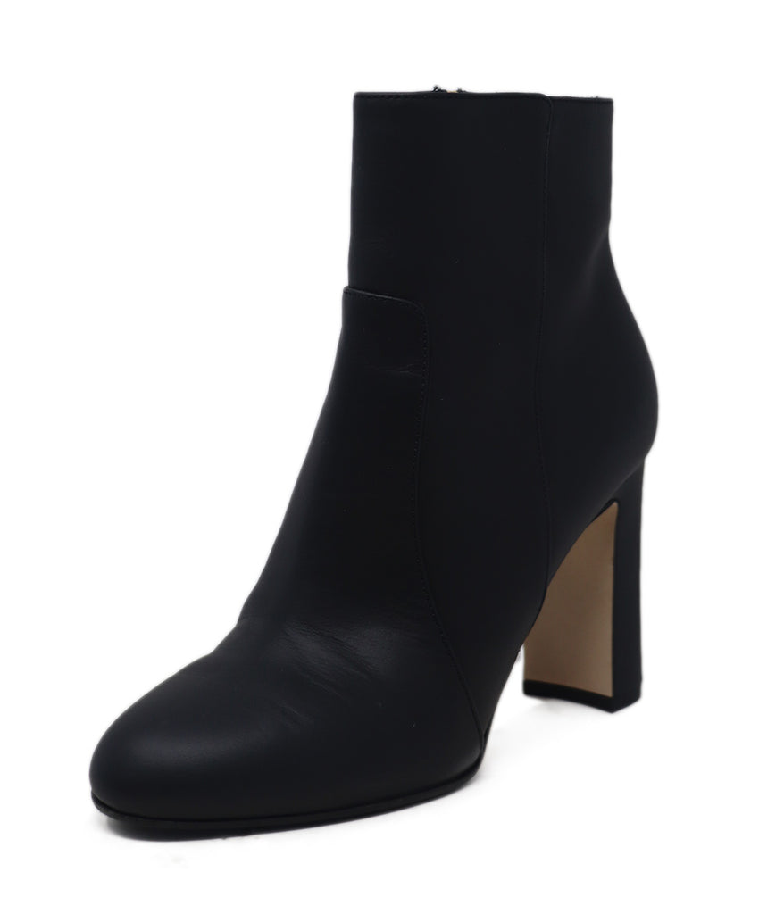 Dolce & Gabbana Black Leather Booties 