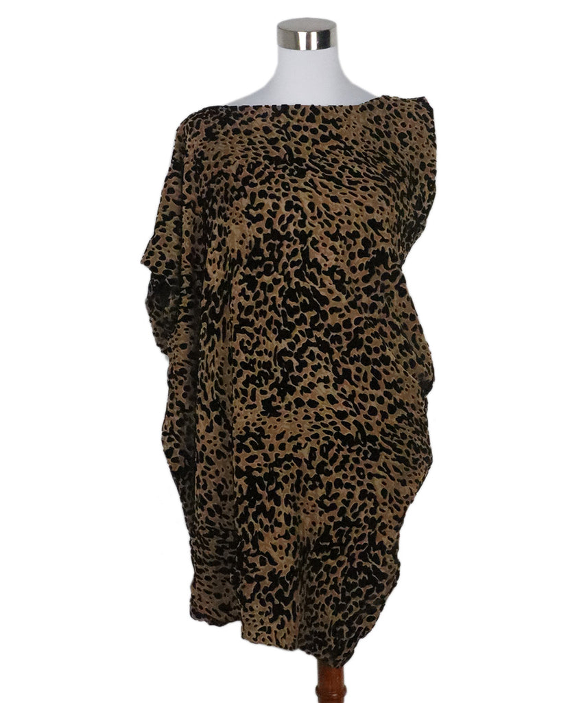 Dolce & Gabbana Animal Print Silk Dress 