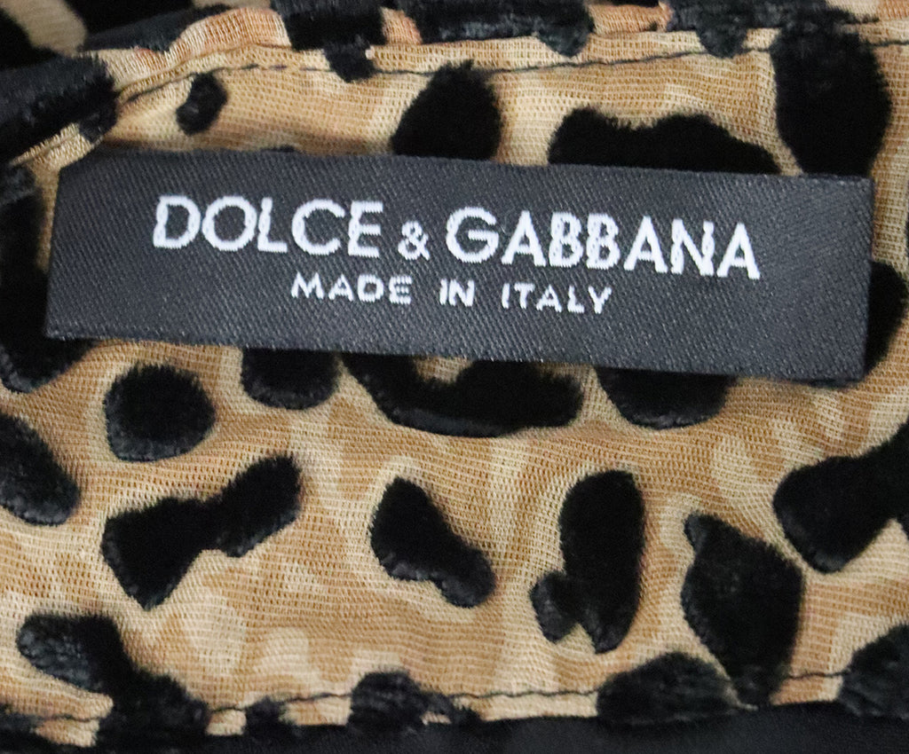 Dolce & Gabbana Animal Print Silk Dress 3