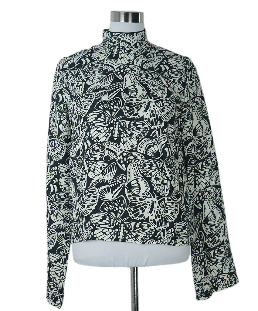 Dries Van Noten Butterfly Print Blouse 