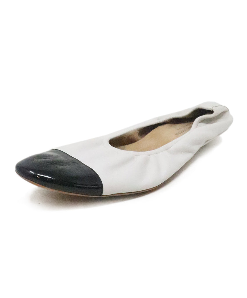 Dries Van Noten B&W Leather Flats 