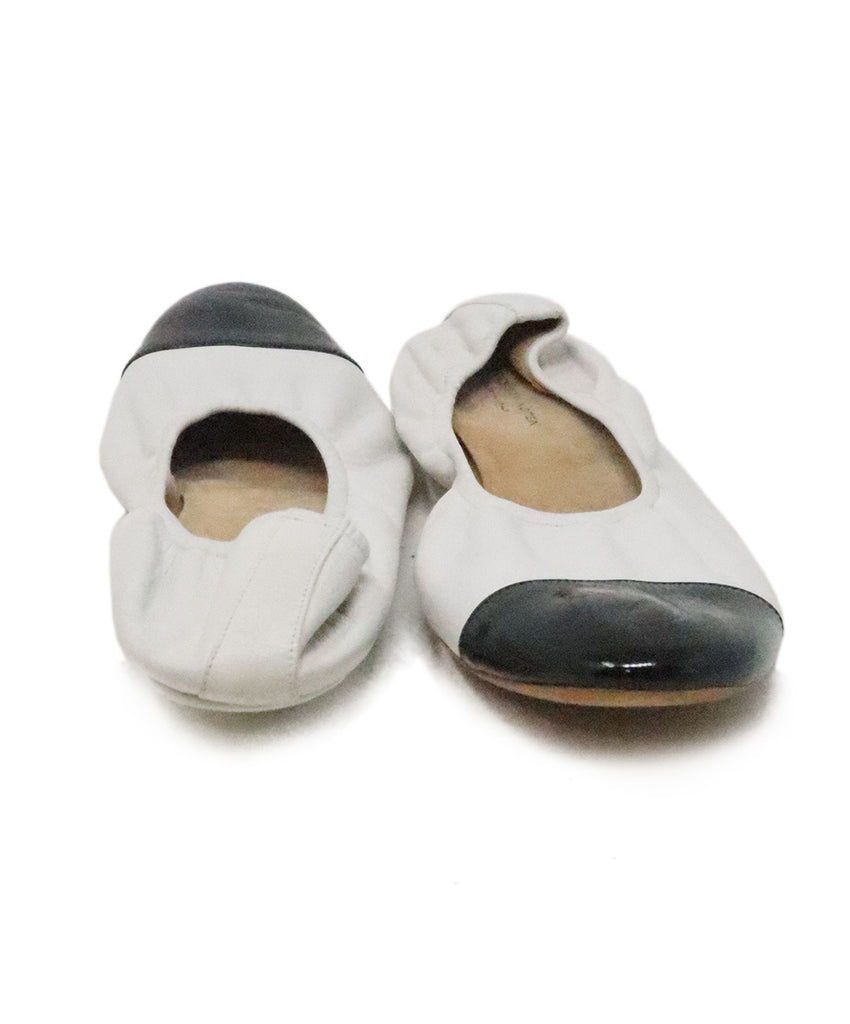 Dries Van Noten B&W Leather Flats 2